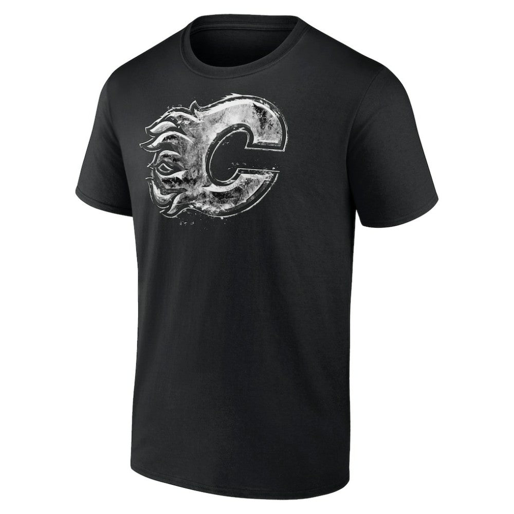 Calgary Flames Iced Out T-Shirt Black