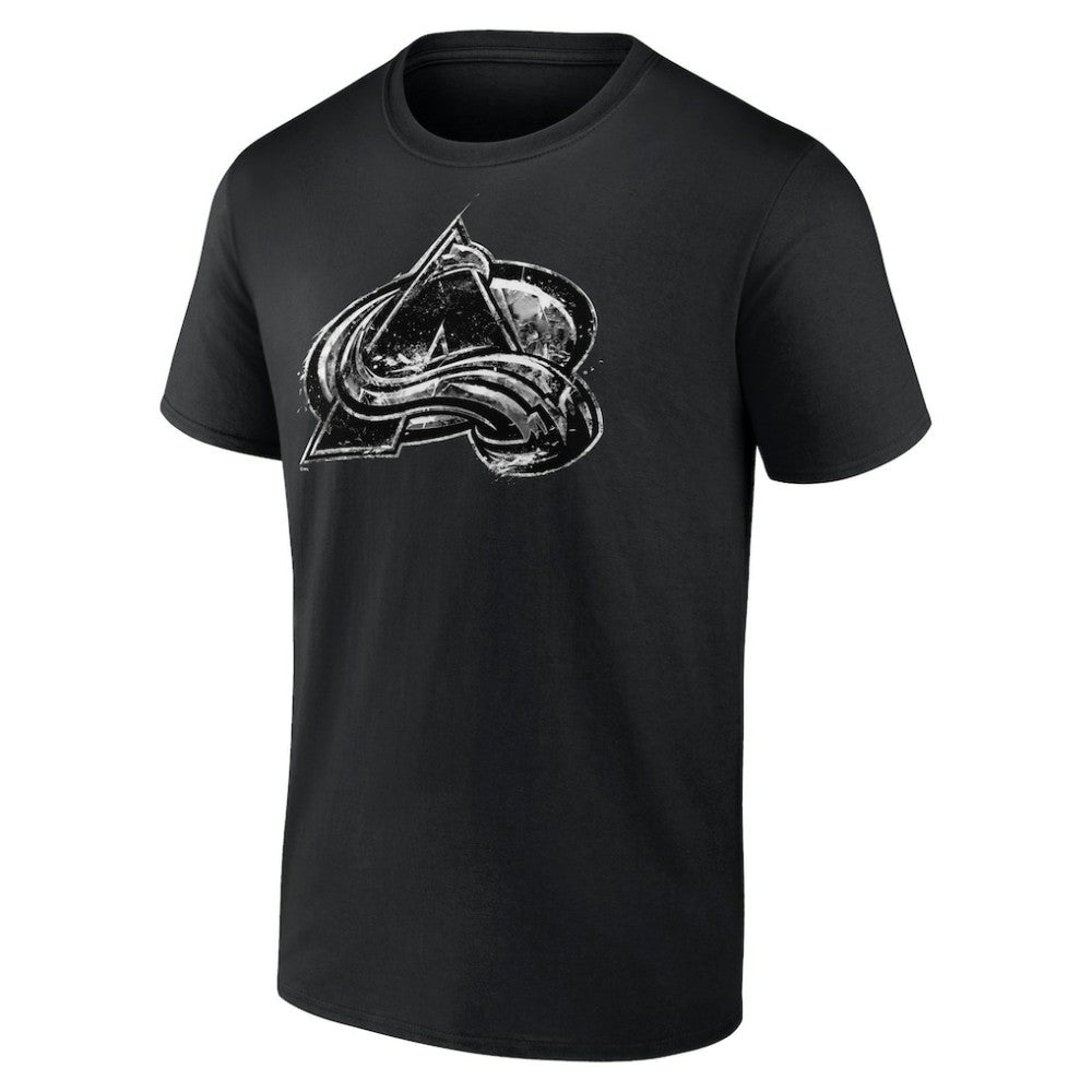 Colorado Avalanche Iced Out T-Shirt Black
