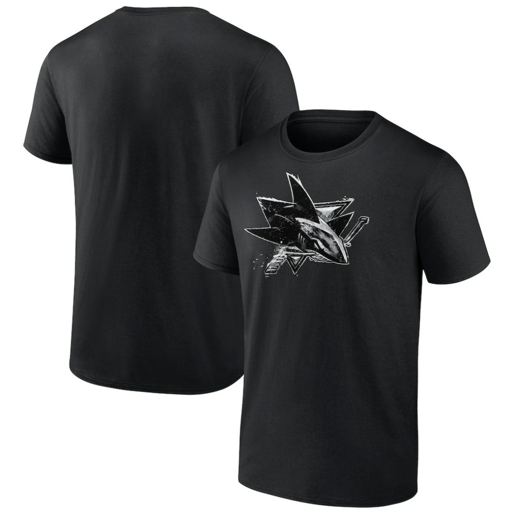 San Jose Sharks Iced Out T-Shirt Black