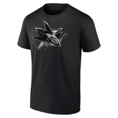San Jose Sharks Iced Out T-Shirt Black
