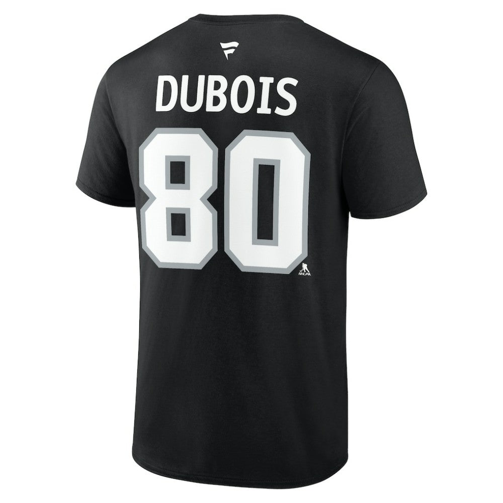 Pierre-Luc Dubois Los Angeles Kings Fanatics Authentic Stack Name & Number T-Shirt Black