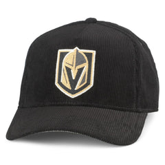 Vegas Golden Knights American Needle Corduroy Chain Stitch Adjustable Hat Black