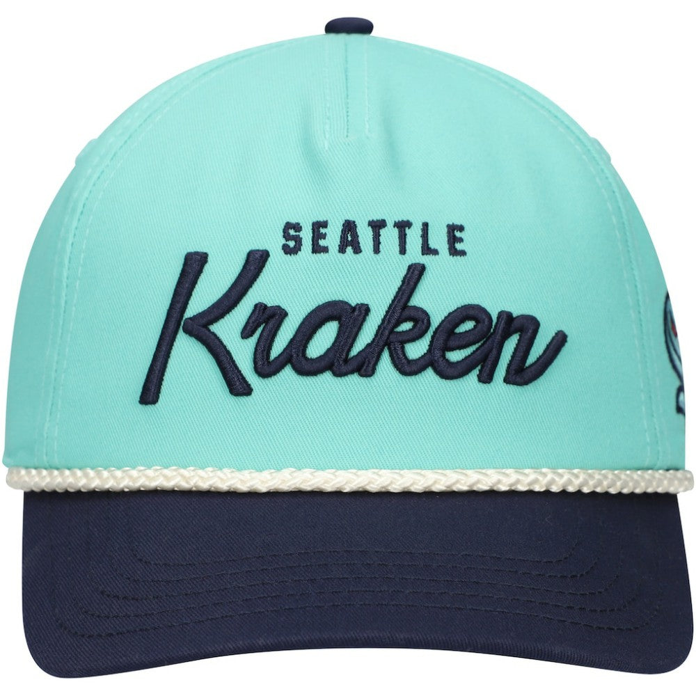 Seattle Kraken American Needle Roscoe Washed Twill Adjustable Hat Light Blue/Deep Sea Blue