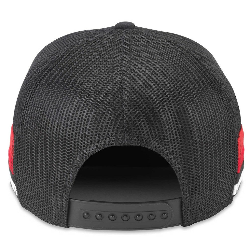 Chicago Blackhawks American Needle HotFoot Stripes Trucker Adjustable Hat Black