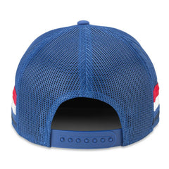 New York Rangers American Needle HotFoot Stripes Trucker Adjustable Hat Blue