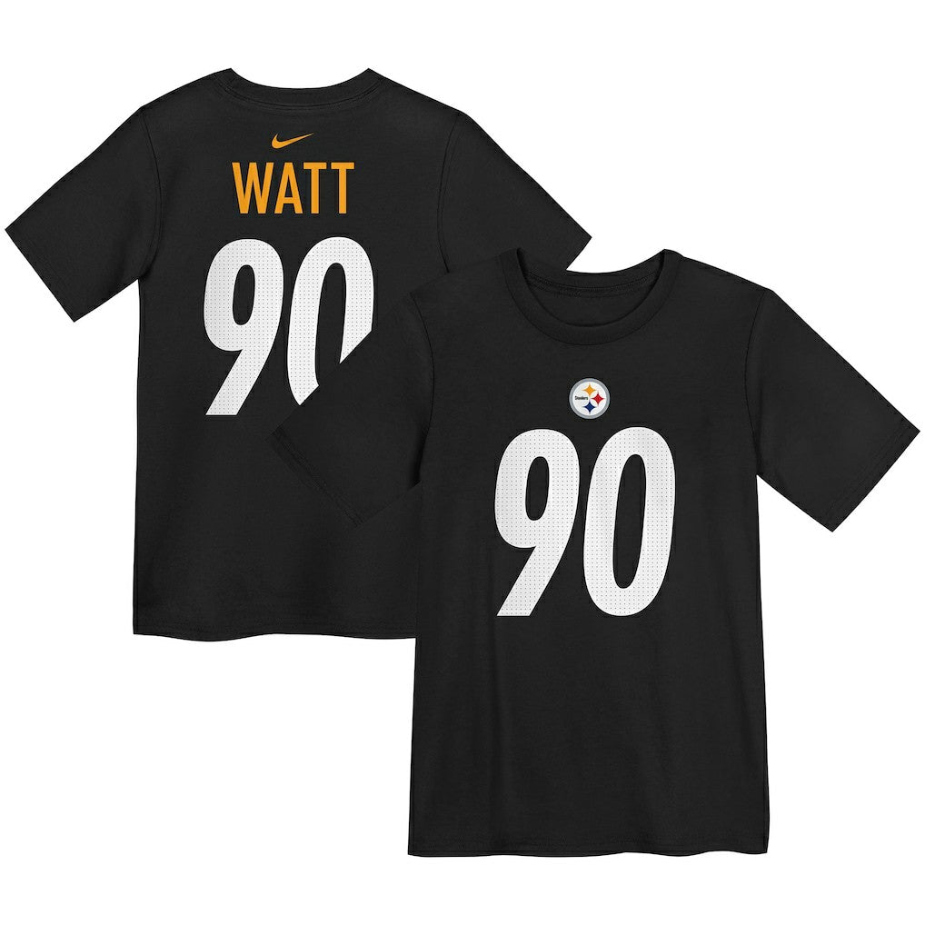 T.J. Watt Pittsburgh Steelers Preschool Player Name & Number T-Shirt - Black | Nike for sale