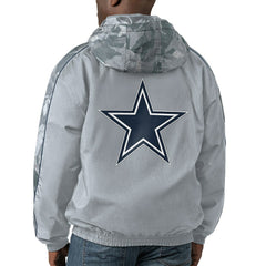 Dallas Cowboys Starter Throwback Thursday Night Lights Hoodie Full-Zip Jacket - Silver cheap