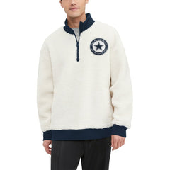 Dallas Cowboys Tommy Hilfiger Jordan Sherpa Quarter-Zip Jacket - White online