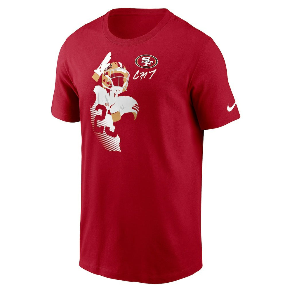 Christian McCaffrey San Francisco 49ers Player Graphic T-Shirt - Scarlet | Nike online