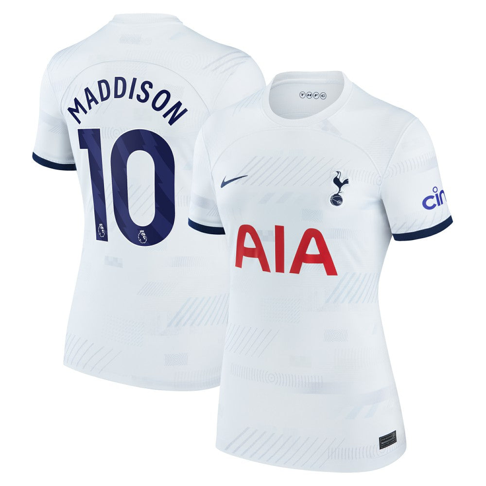James Maddison Tottenham Hotspur Women's 2023/24 Home Stadium Replica Player Jersey - White | Nike on sale