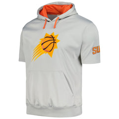 Phoenix Suns Short Sleeve Pullover Hoodie - Silver/Orange | Fanatics sale