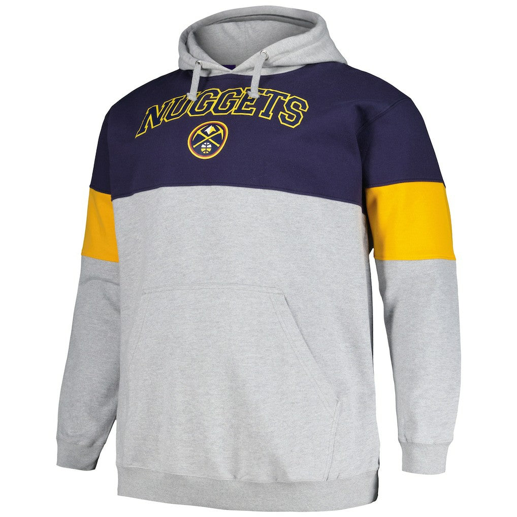 Denver Nuggets Big & Tall Pullover Hoodie sale - Navy/Gold | Fanatics outlet