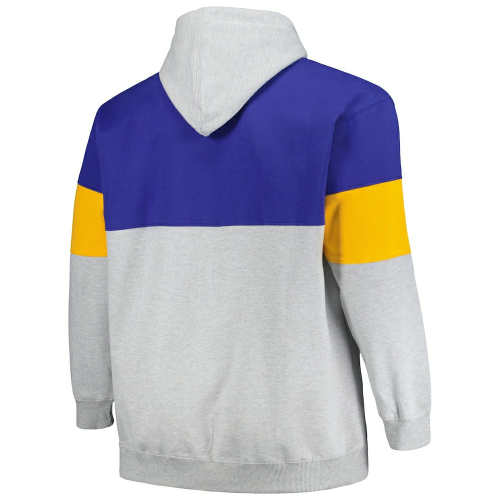 Golden State Warriors Big & Tall Pullover Hoodie sale - Royal/Gold | Fanatics on sale