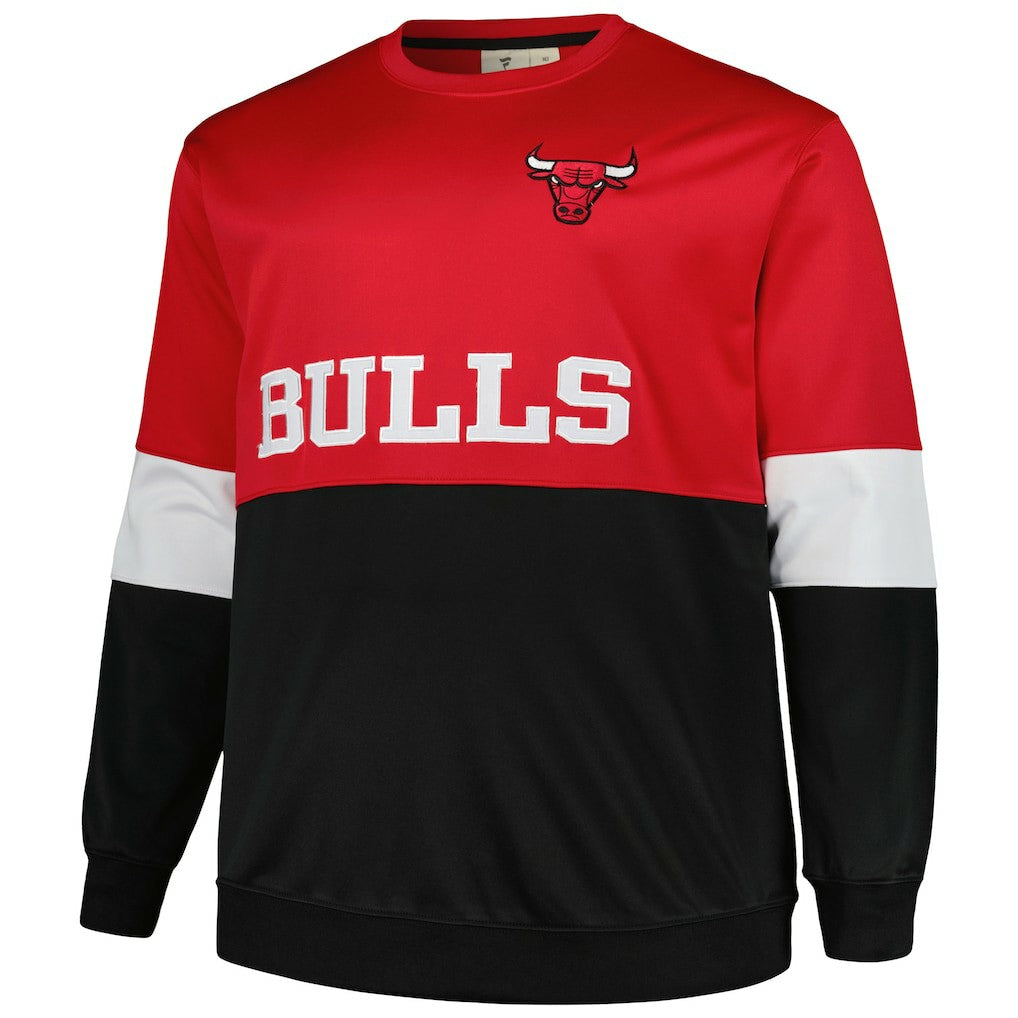 Chicago Bulls Big & Tall Split Pullover Sweatshirt sale - Red/Black | Fanatics on sale