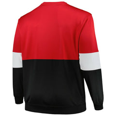 Chicago Bulls Big & Tall Split Pullover Sweatshirt sale - Red/Black | Fanatics on sale