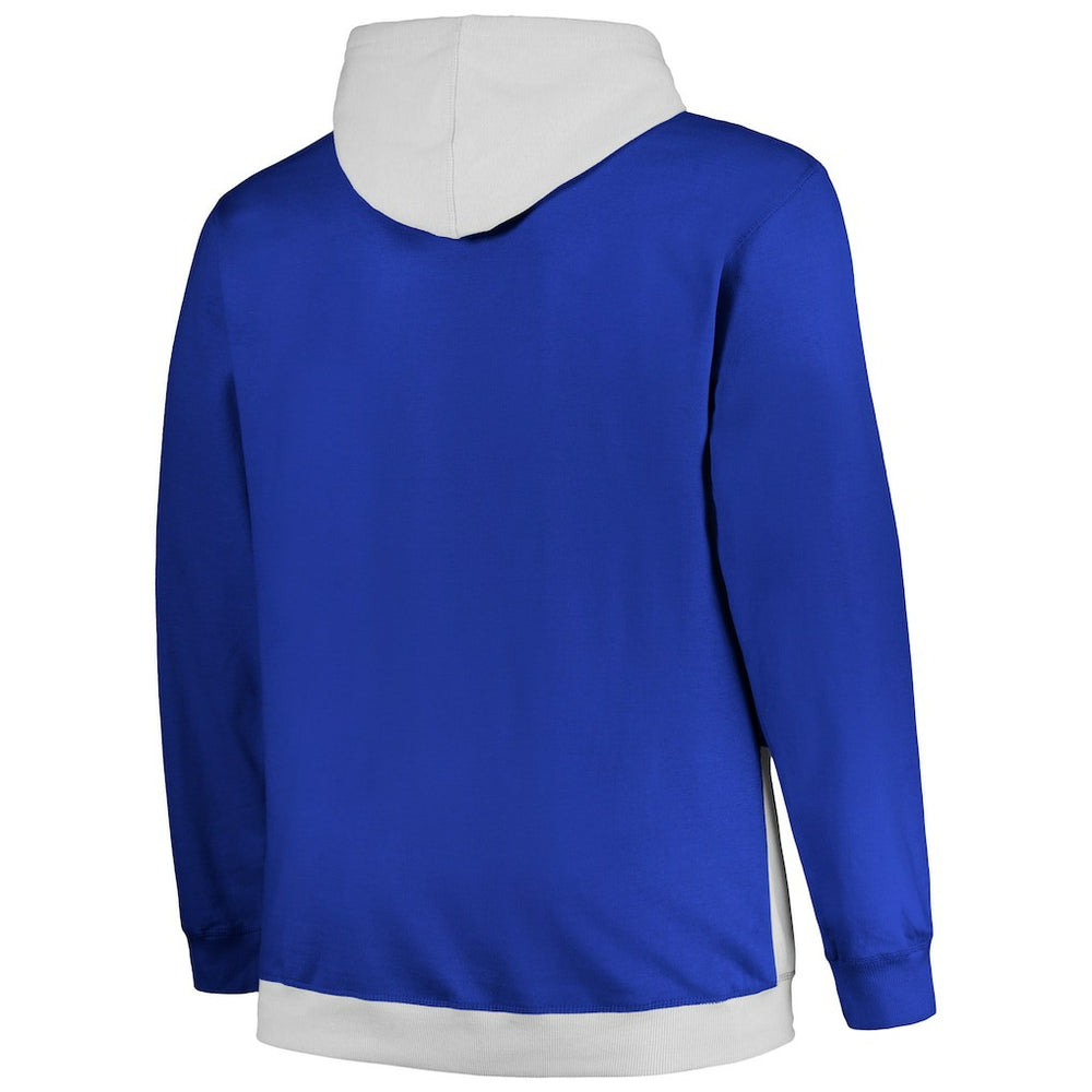 Philadelphia 76ers Big & Tall Primary Arctic Pullover Hoodie - Royal/Silver | Fanatics for sale