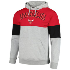 Chicago Bulls Contrast Pieced Pullover Hoodie sale - Red | Fanatics for sale