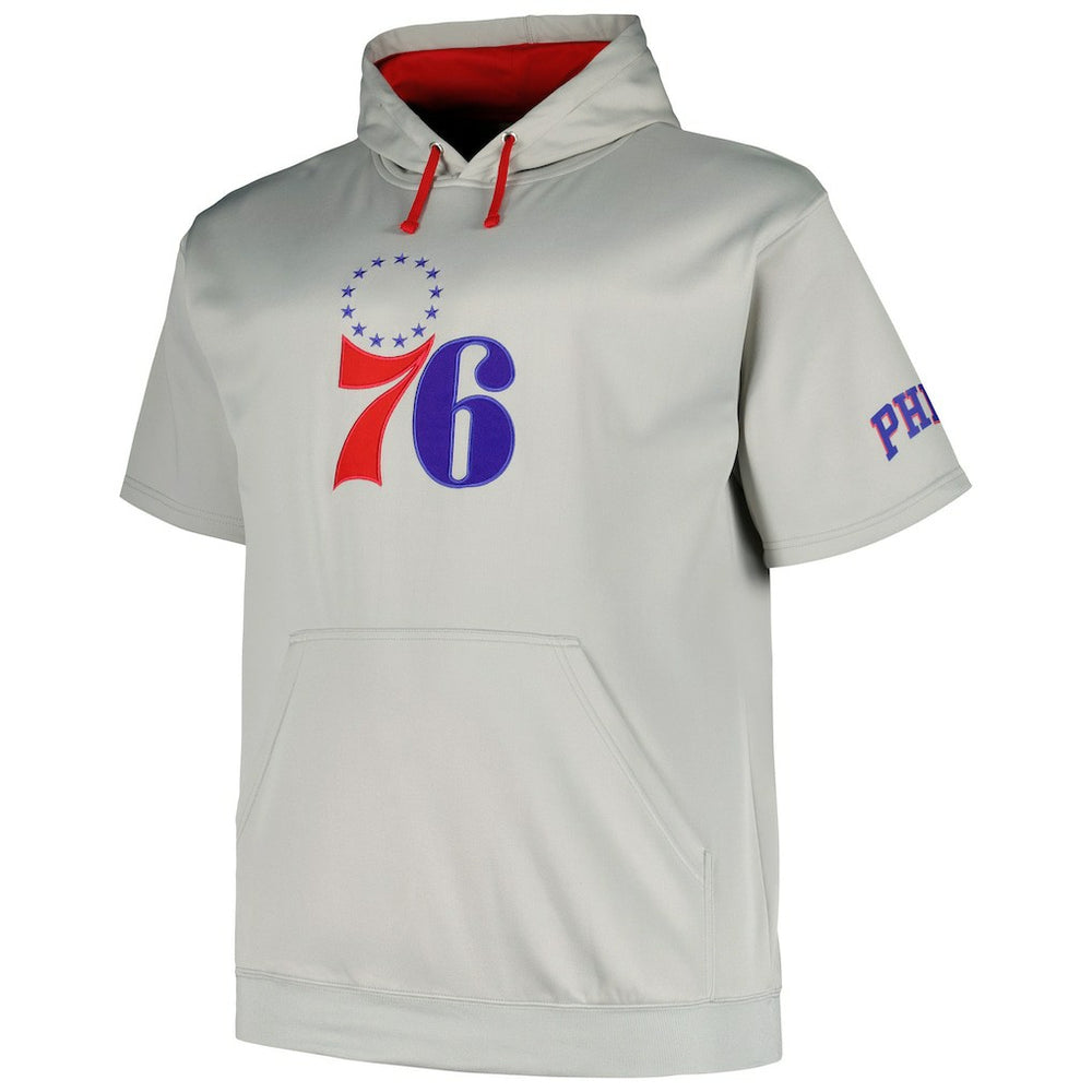 Philadelphia 76ers Big & Tall Logo Pullover Hoodie - Silver | Fanatics on sale