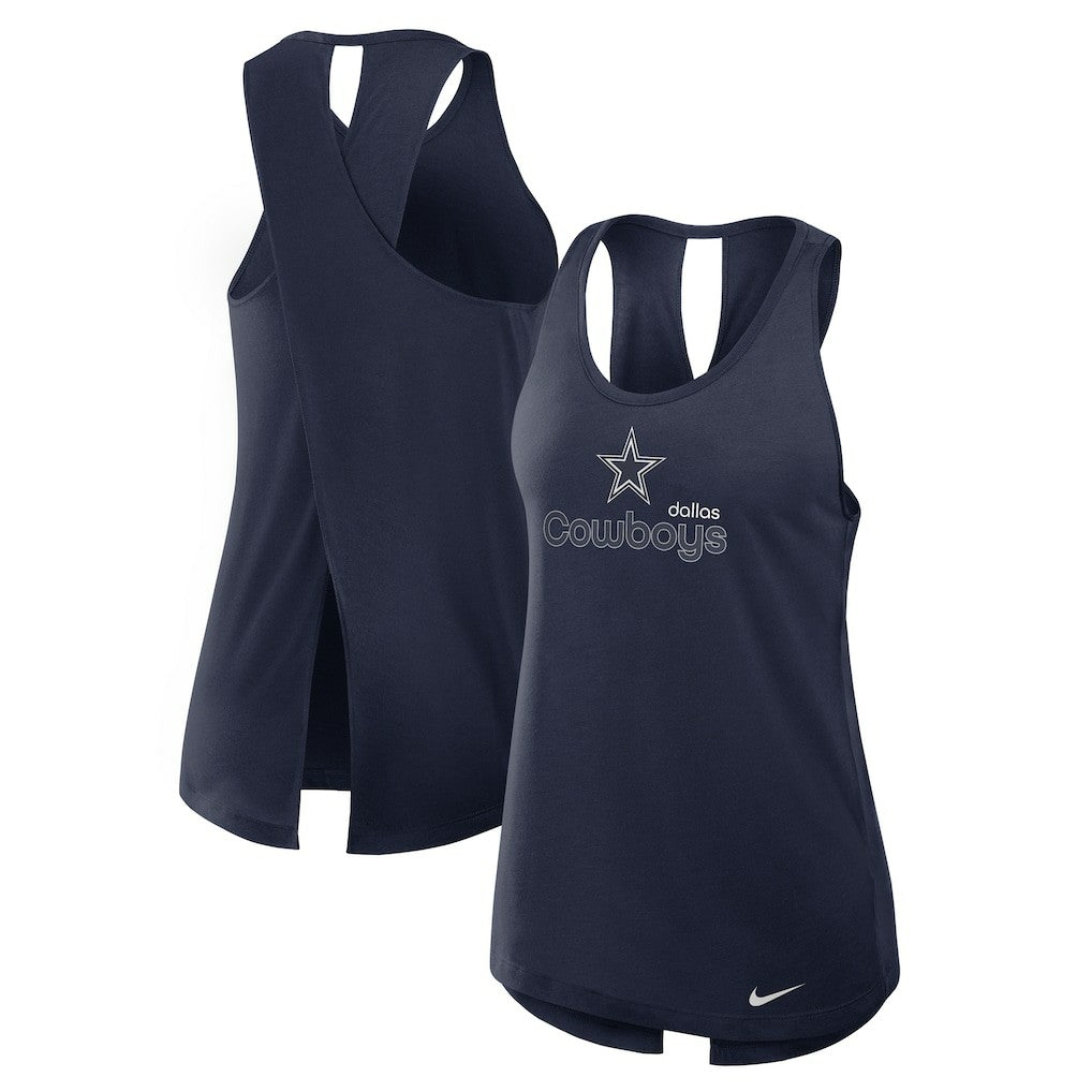 Dallas Cowboys Women's Plus Size Performance Tank Top - Navy | Nike outlet