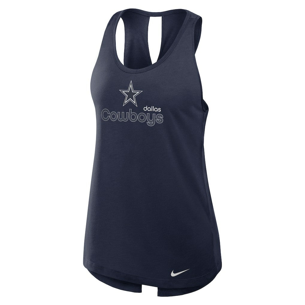 Dallas Cowboys Women's Plus Size Performance Tank Top - Navy | Nike outlet