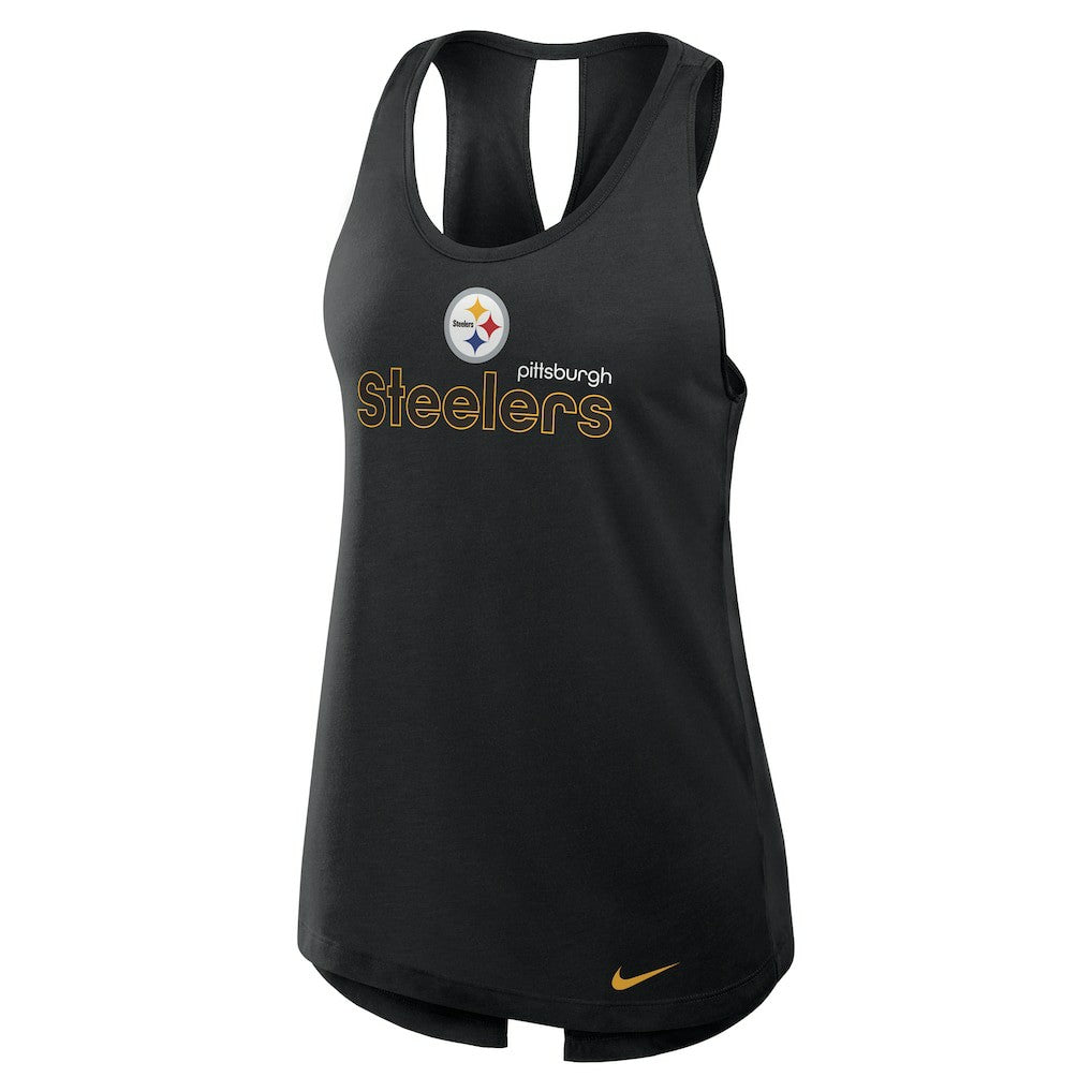 Pittsburgh Steelers Women's Plus Size Performance Tank Top - Black | Nike for sale