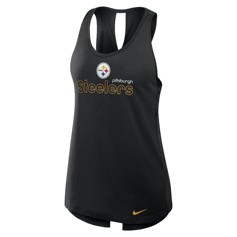 Pittsburgh Steelers Women's Plus Size Performance Tank Top - Black | Nike for sale