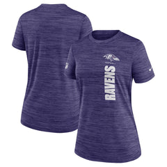 Baltimore Ravens Women's Sideline Velocity Dri-FIT T-Shirt - Purple | Nike outlet