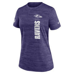 Baltimore Ravens Women's Sideline Velocity Dri-FIT T-Shirt - Purple | Nike outlet