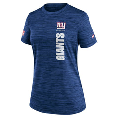 New York Giants Women's Sideline Velocity Dri-FIT T-Shirt - Royal | Nike online