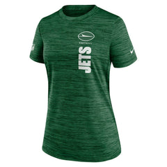 New York Jets Women's Sideline Velocity Dri-FIT T-Shirt - Green | Nike for sale