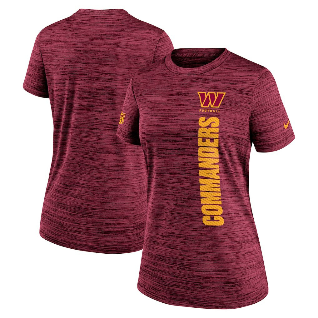 Washington Commanders Women's Sideline Velocity Dri-FIT T-Shirt - Burgundy | Nike sale