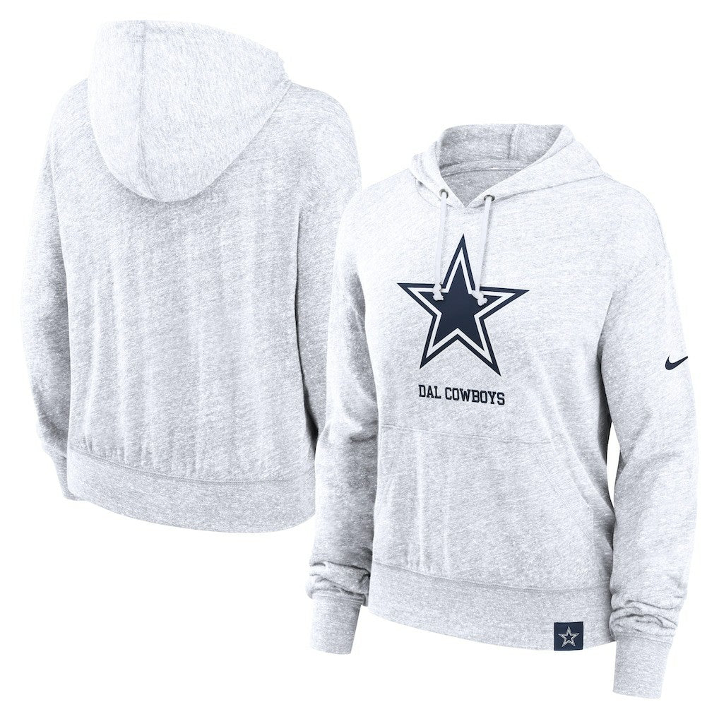 Dallas Cowboys Women's Gym Vintage Logo Pullover Hoodie - White | Nike sale