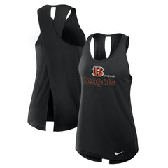 Cincinnati Bengals Women's Open-Back Crisscross Dri-FIT Tank Top - Black | Nike cheap