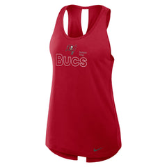 Tampa Bay Buccaneers Women's Open-Back Crisscross Dri-FIT Tank Top - Red | Nike on sale