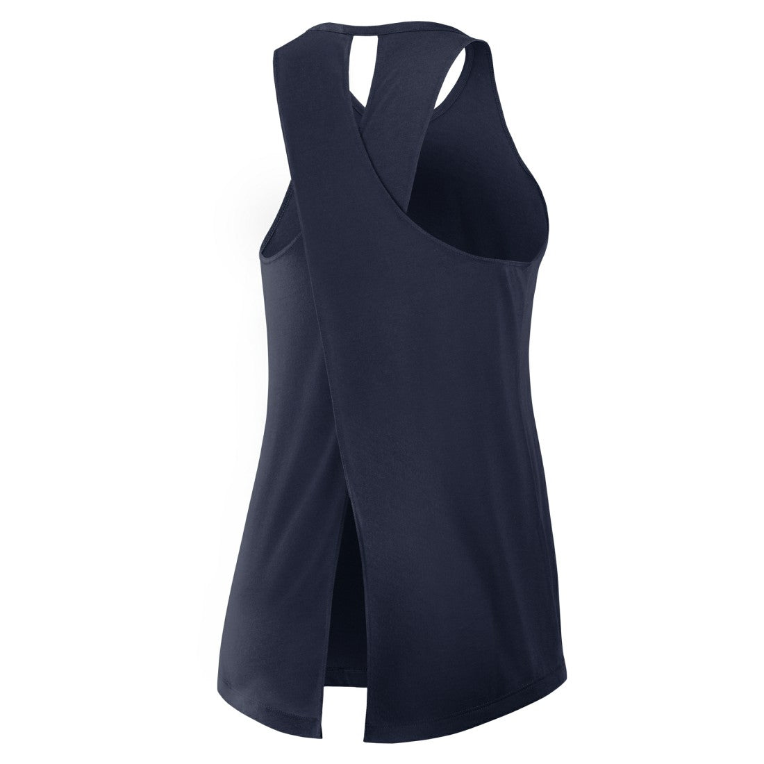 Tennessee Titans Women's Open-Back Crisscross Dri-FIT Tank Top - Navy | Nike for sale