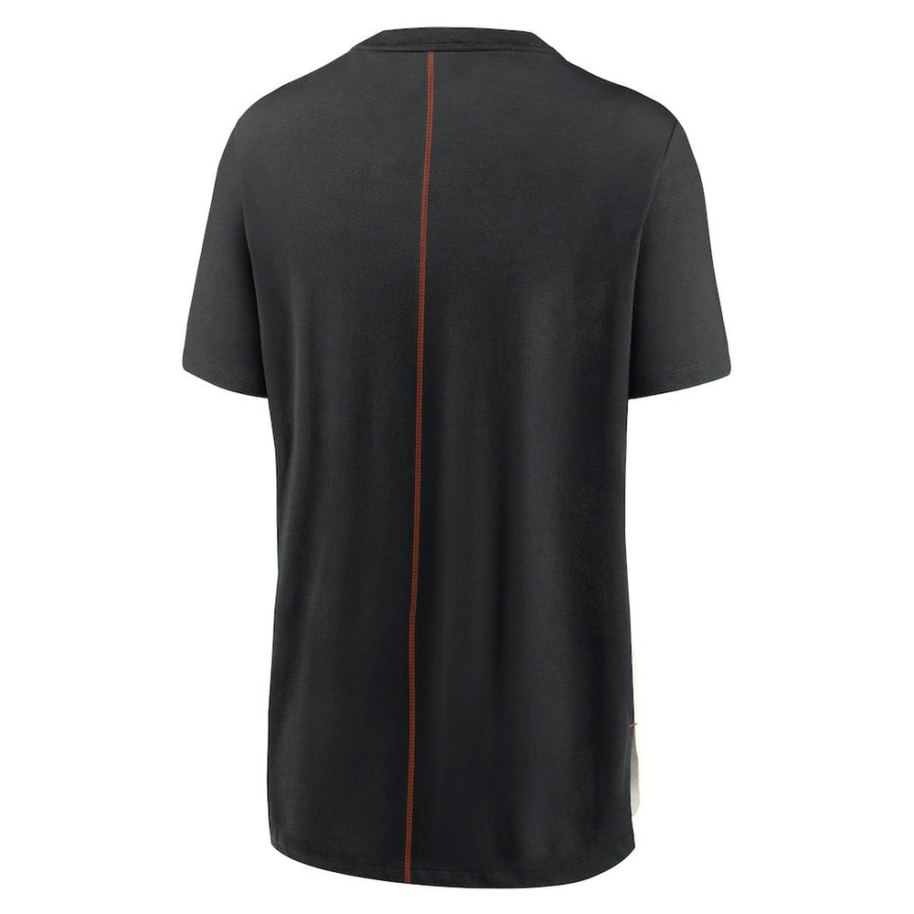 Cincinnati Bengals Women's Wordmark Tri-Blend T-Shirt - Cream/Black | Nike outlet