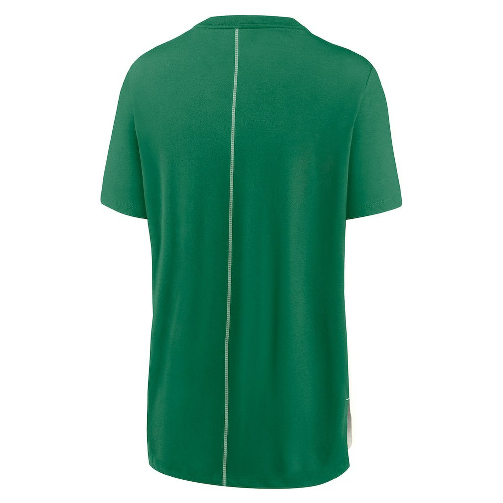 New York Jets Women's Wordmark Tri-Blend T-Shirt - Cream/Kelly Green | Nike discount