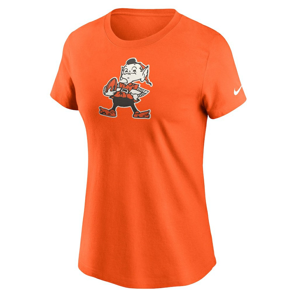Cleveland Browns Women's Throwback Primary Logo T-Shirt - Orange | Nike outlet