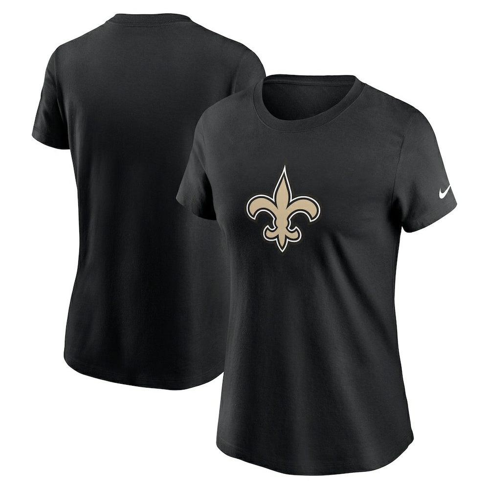 New Orleans Saints Women's Primary Logo T-Shirt - Black | Nike cheap