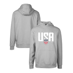 USMNT Levelwear Youth Podium Mascot Pullover Hoodie - Gray on sale