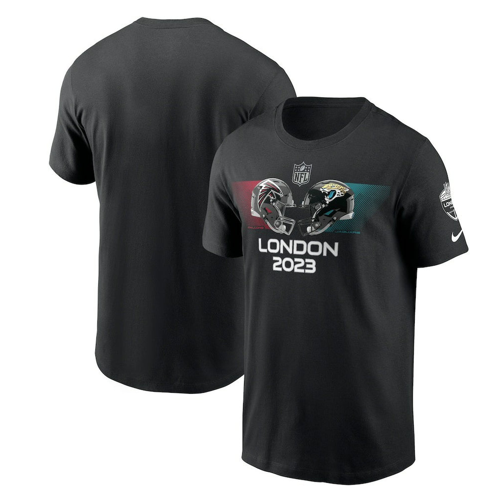 Atlanta Falcons vs. Jacksonville Jaguars 2023 London Game Essential T-Shirt - Black | Nike online