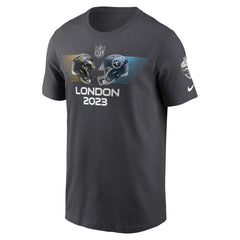 Baltimore Ravens vs. Tennessee Titans 2023 London Game Essential T-Shirt - Anthracite | Nike discount