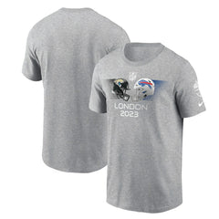 Jacksonville Jaguars vs. Buffalo Bills 2023 London Game T-Shirt - Heather Charcoal | Nike cheap