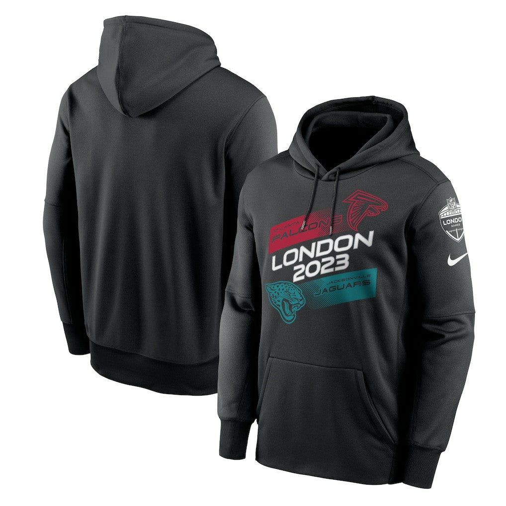 Atlanta Falcons vs. Jacksonville Jaguars 2023 London Game Pullover Hoodie - Black | Nike sale