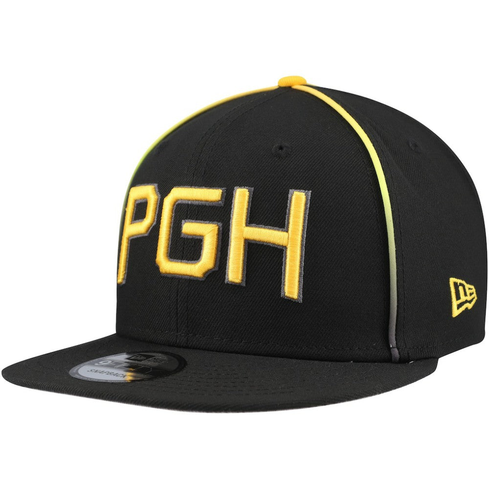 Pittsburgh Pirates City Connect 9FIFTY Snapback Hat - Black | New Era