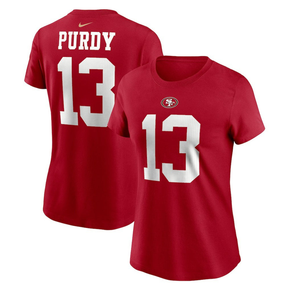 Brock Purdy San Francisco 49ers Women's Player Name & Number T-Shirt - Scarlet | Nike cheap