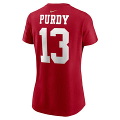 Brock Purdy San Francisco 49ers Women's Player Name & Number T-Shirt - Scarlet | Nike cheap
