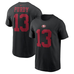 Brock Purdy San Francisco 49ers Player Name & Number T-Shirt - Black | Nike on sale