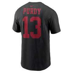 Brock Purdy San Francisco 49ers Player Name & Number T-Shirt - Black | Nike on sale