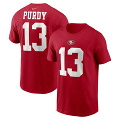 Brock Purdy San Francisco 49ers Player Name & Number T-Shirt - Scarlet | Nike discount